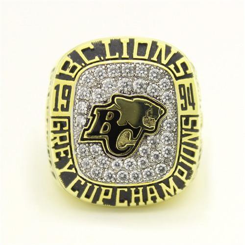 1994 BC Lions 82nd Grey Cup CFL Championship Ring