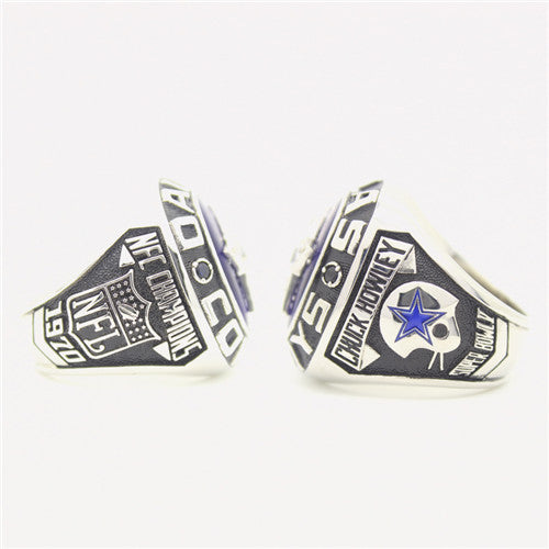 Dallas Cowboys 1970 National Football Championship Ring With Blue Sapphire