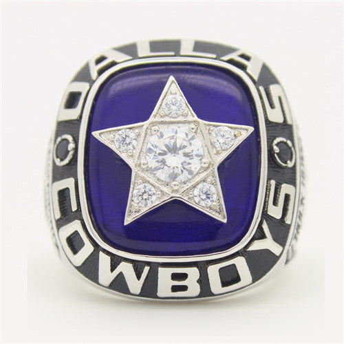 Dallas Cowboys 1970 National Football Championship Ring With Blue Sapphire