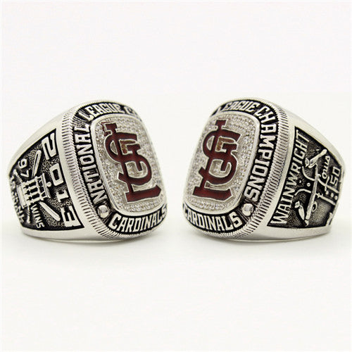 Custom St. Louis Cardinals 2013 National League Championship Ring With Red Garnet