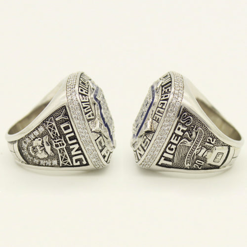 Custom Detroit Tigers 2012 American League Championship Ring With Blue Lapis Lazuli