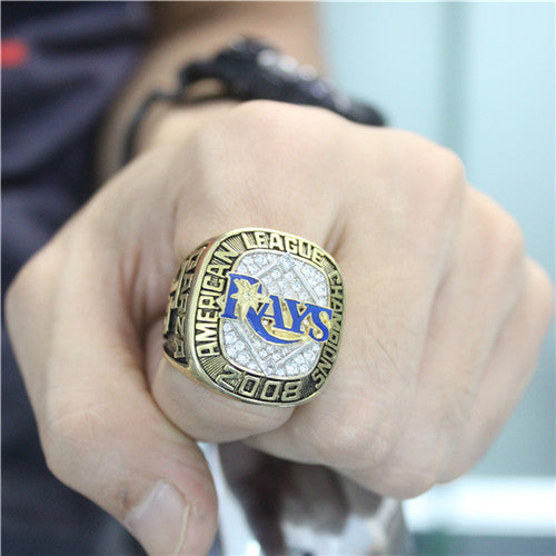 Custom Tampa Bay Rays 2008 American League Championship Ring With