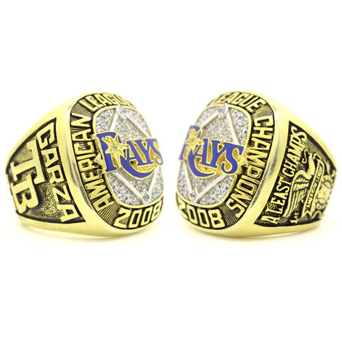 Custom Tampa Bay Rays 2008 American League Championship Ring With