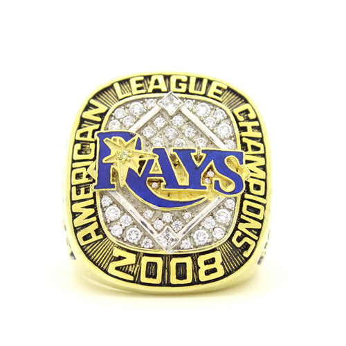 Custom Tampa Bay Rays 2008 American League Championship Ring