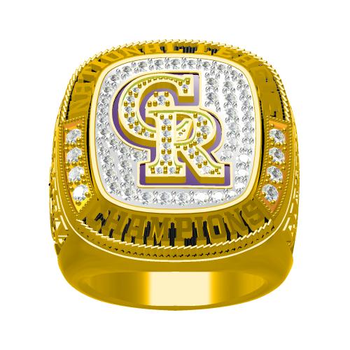 Custom Colorado Rockies 2007 National League Championship Ring