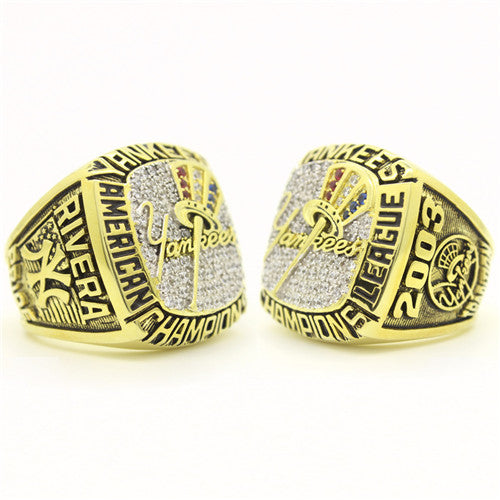 Custom 2003 New York Yankees American League Championship Ring