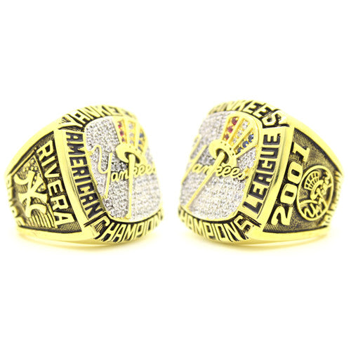 Custom New York Yankees 2001 American League Championship Ring With