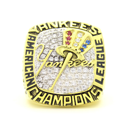 Custom New York Yankees 2001 American League Championship Ring With