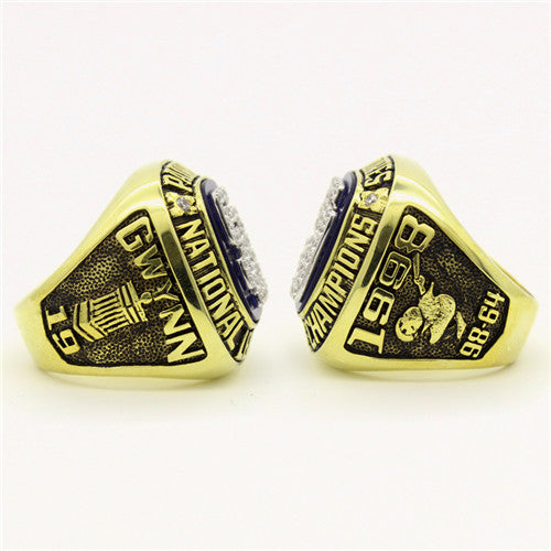 Custom San Diego Padres 1998 National League Championship Ring With White Rock Crystal