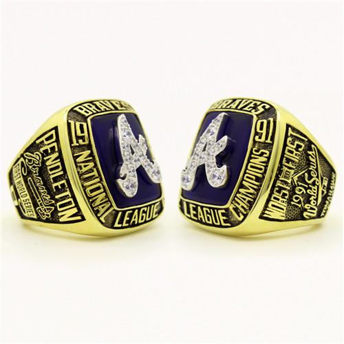 1991 Atlanta Braves National League NL Championship Ring