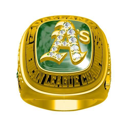 1988 Oakland Athletics American League AL Championship Ring