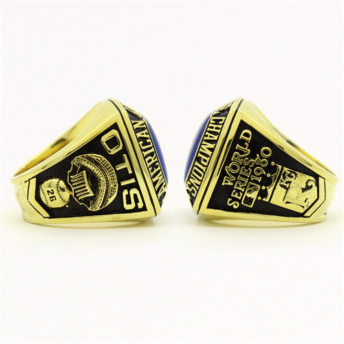 Custom Kansas City Royals 1980 American League Championship Ring With Blue Turquoise