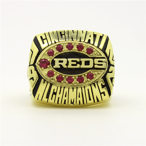 Custom Cincinnati Reds 1972 National League Championship Ring With Red Ruby