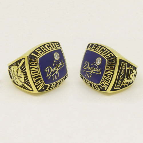 Custom Los Angeles Dodgers 1978 National League Championship Ring With White Rock Crystal