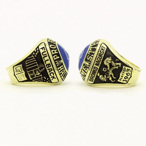 Custom 1963 Bronko Nagurski Hall of Fame Championship Ring