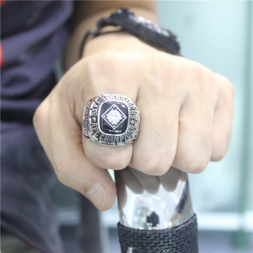 Custom Oakland Raiders 1967 American Football League AFL Championship Ring With Black Obsidian