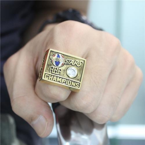 1971 Utah Stars ABA Basketball Championship Ring