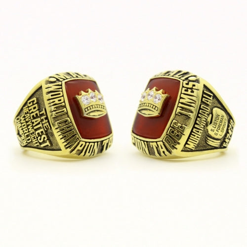 Custom 1978 Muhammad Ali Commissioned Three Time World Champion Ring