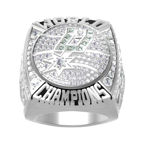 Custom San Antonio Spurs 2014 NBA Finals Fans Ring