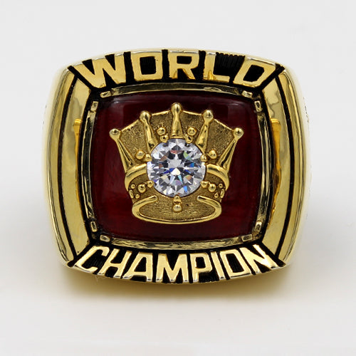 Custom Boston Red Sox YASTRZEMSKI Players 1983 MLB Championship Ring With Red Ruby