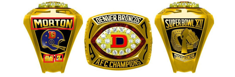 All AFC Championship Rings (American Football Conference )