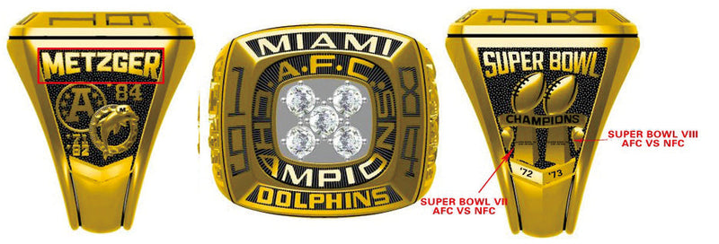 All AFC Championship Rings (American Football Conference )