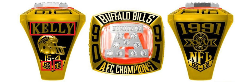 All AFC Championship Rings (American Football Conference )