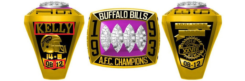 All AFC Championship Rings (American Football Conference )