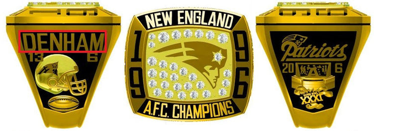 All AFC Championship Rings (American Football Conference )