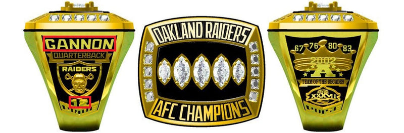 All AFC Championship Rings (American Football Conference )