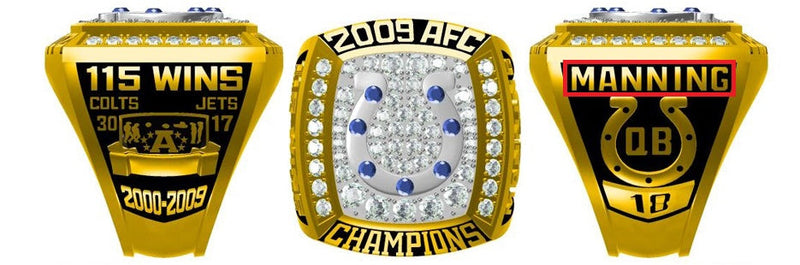 All AFC Championship Rings (American Football Conference )