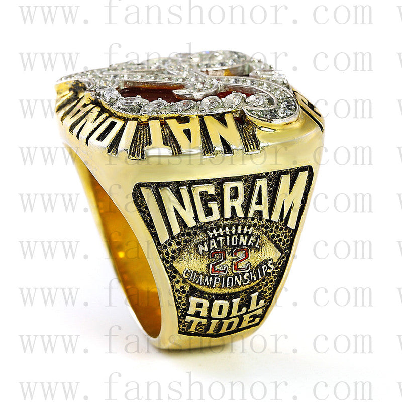 Customized NCAA 2009 Alabama Crimson Tide National Championship Ring