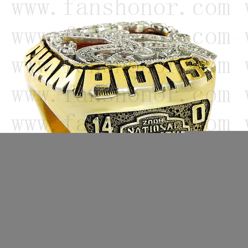 Customized NCAA 2009 Alabama Crimson Tide National Championship Ring