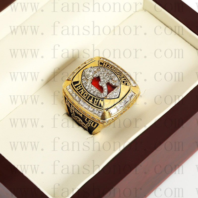 Customized NCAA 2011 Alabama Crimson Tide National Championship Ring