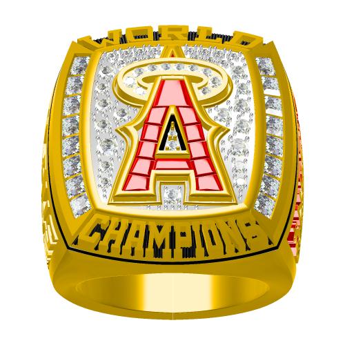 Custom 2002 Anaheim Angels MLB World Series Championship Ring