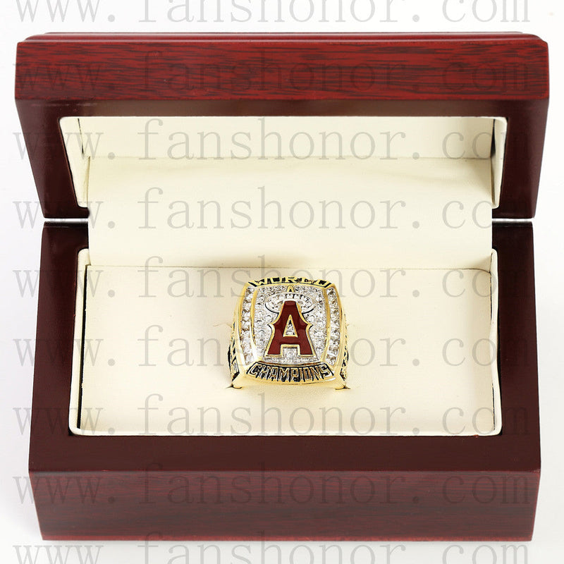 Customized MLB 2002 Anaheim Angels World Series Championship Ring