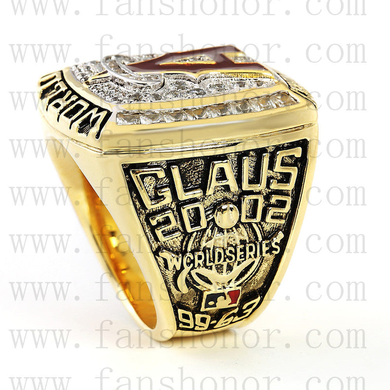 Customized MLB 2002 Anaheim Angels World Series Championship Ring