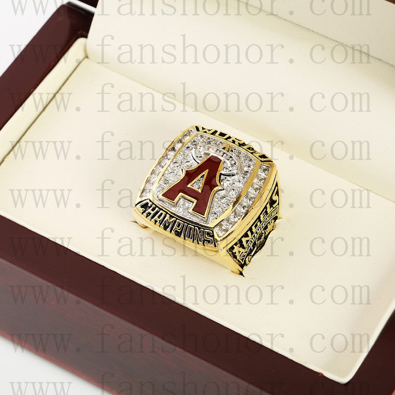 Customized MLB 2002 Anaheim Angels World Series Championship Ring