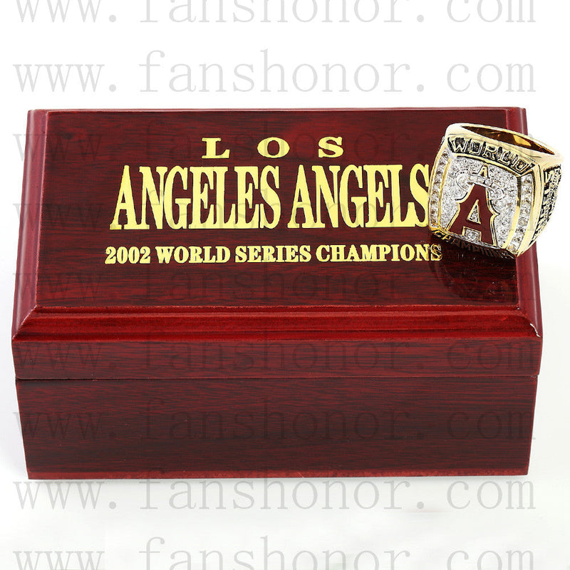 Customized MLB 2002 Anaheim Angels World Series Championship Ring