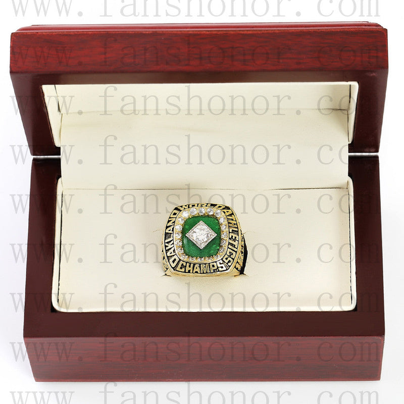 Customized MLB 1989 Oakland Athletics World Series Championship Ring