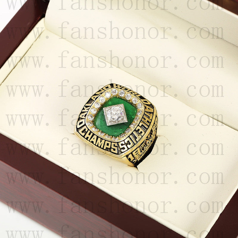 Customized MLB 1989 Oakland Athletics World Series Championship Ring