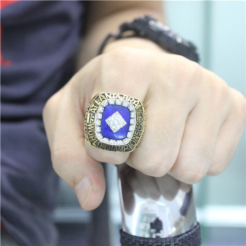 Custom 1995 Atlanta Braves MLB World Series Championship Ring