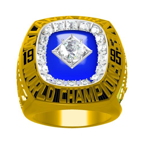 Custom 1995 Atlanta Braves MLB World Series Championship Ring