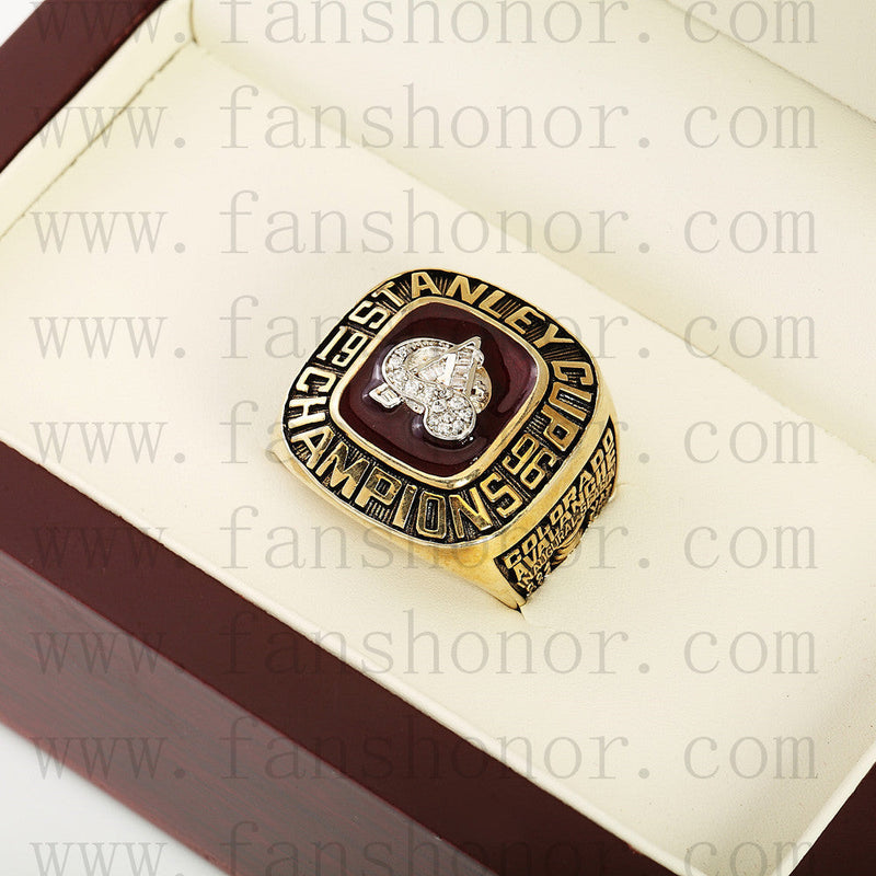 Customized NHL 1996 Colorado Avalanche Stanley Cup Championship Ring