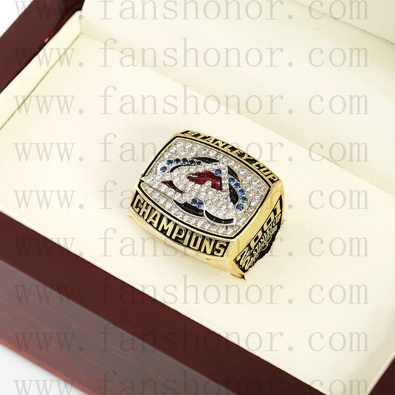 Customized NHL 2001 Colorado Avalanche Stanley Cup Championship Ring