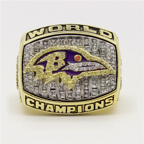 Custom Baltimore Ravens 2000 NFL Super Bowl XXXV Championship Ring