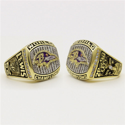 Custom Baltimore Ravens 2000 NFL Super Bowl XXXV Championship Ring