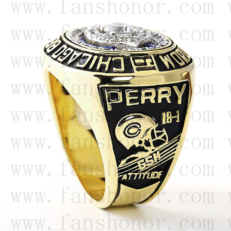 Customized Chicago Bears NFL 1985 Super Bowl XX Championship Ring