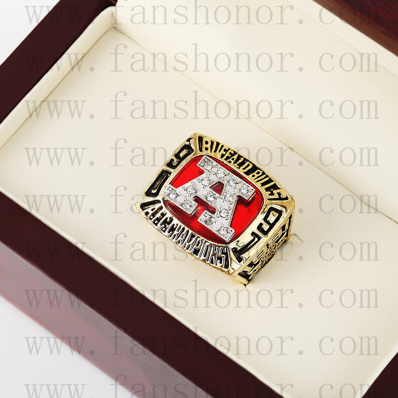 Customized AFC 1991 Buffalo Bills American Football Championship Ring