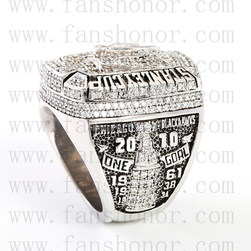 Customized NHL 2010 Chicago Blackhawks Stanley Cup Championship Ring